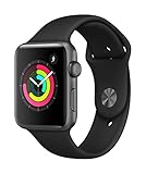 Apple?Watch Series?3(GPSモデル)- 42mmスペースグレイアルミニウムケースとブラックスポーツバンド